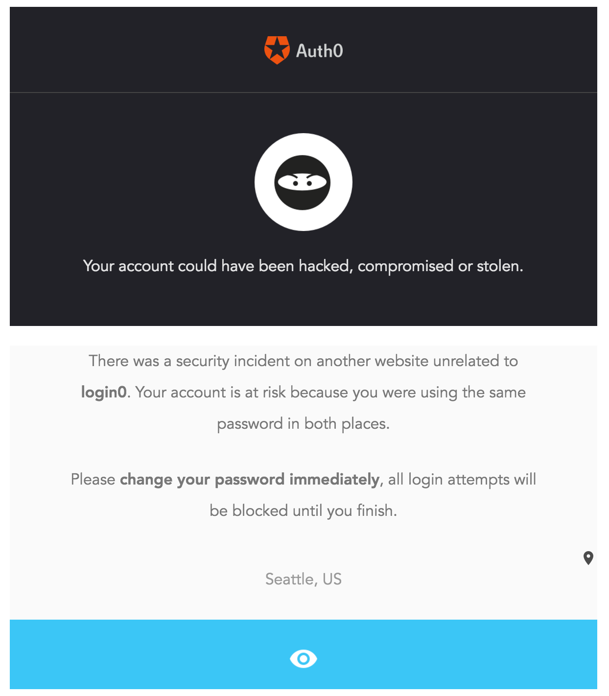 Breached Password Email