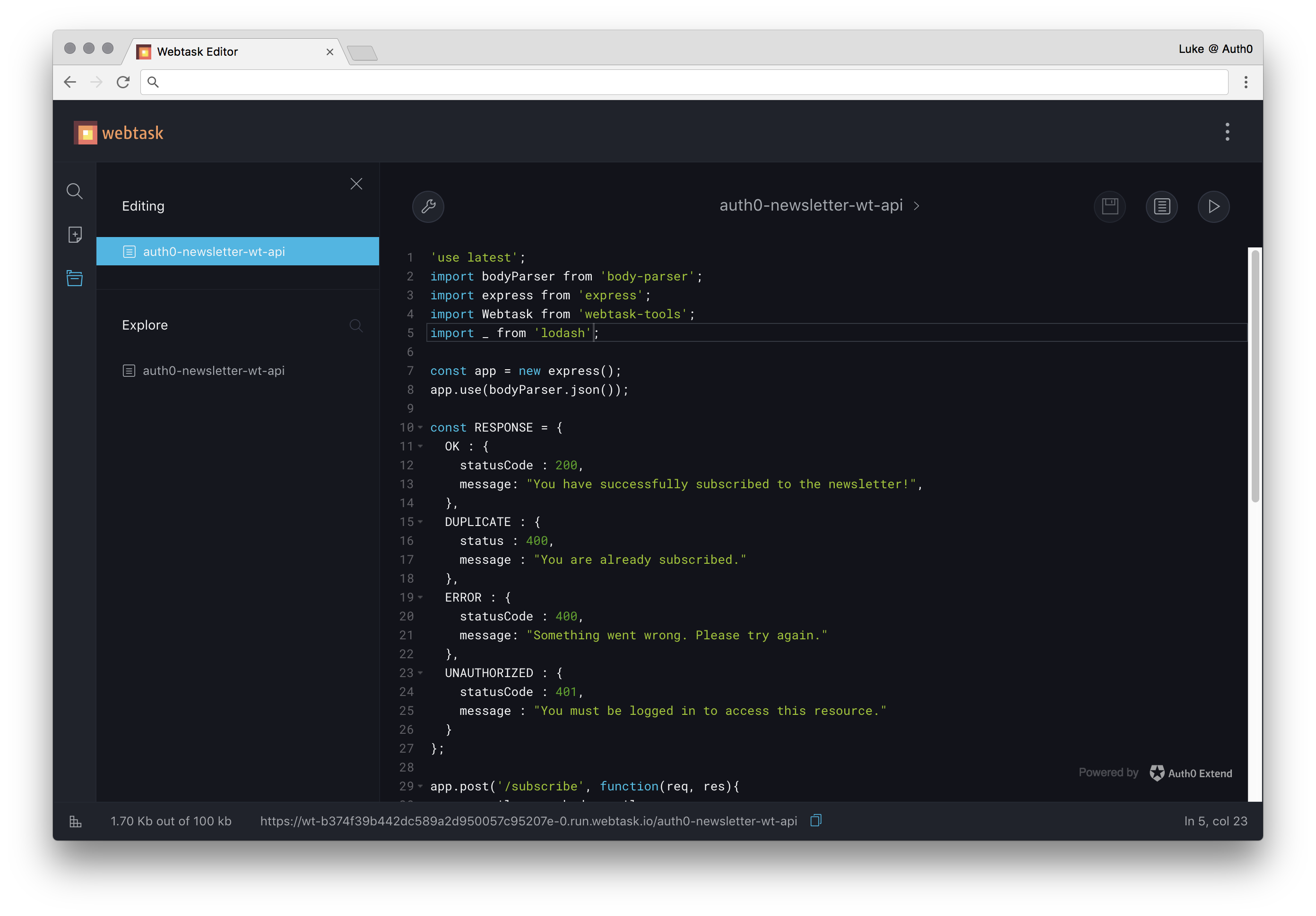 Building a blog with Gatsby, React and Webtask.io!