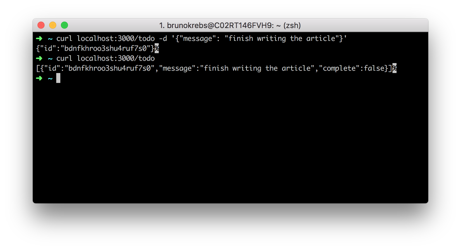 Running your Golang backend API