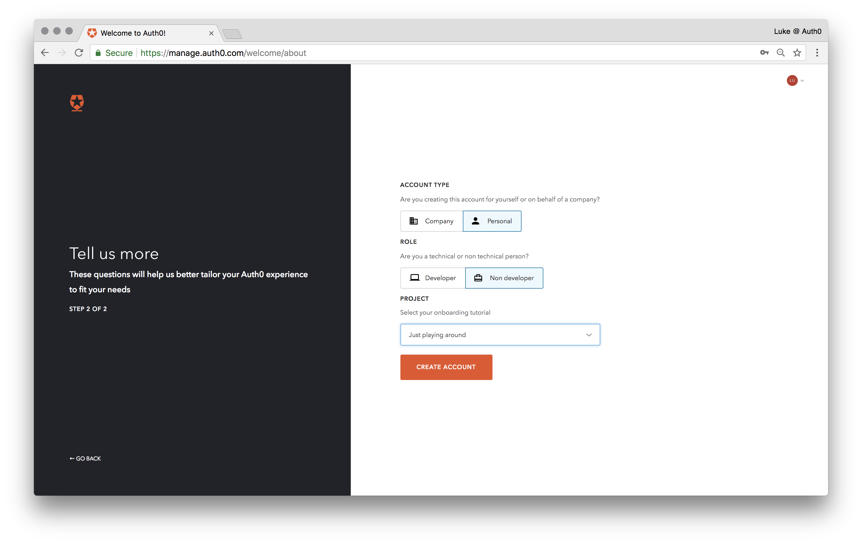 HelloWorld: With Auth0