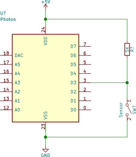 Pull-up input circuit