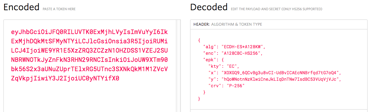 json crypto