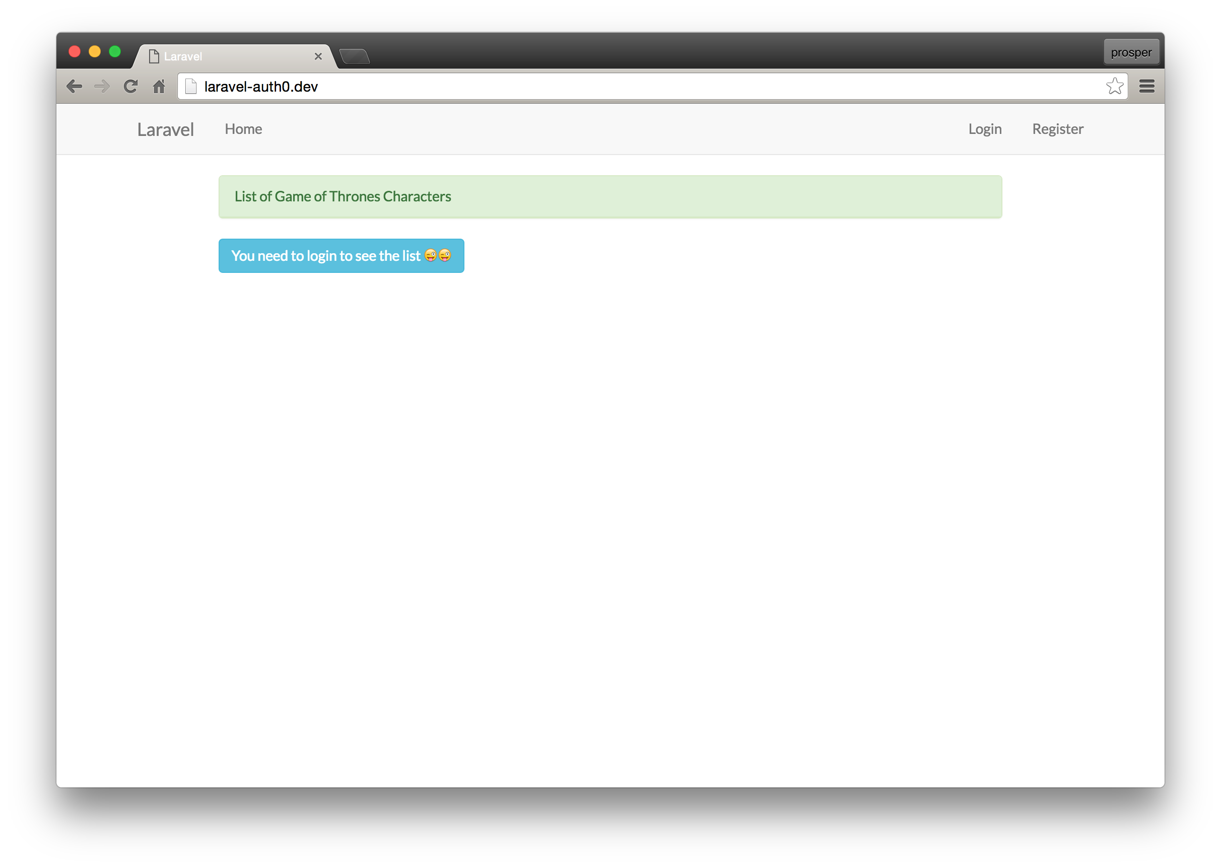 Creating Your First Laravel App and Adding Authentication