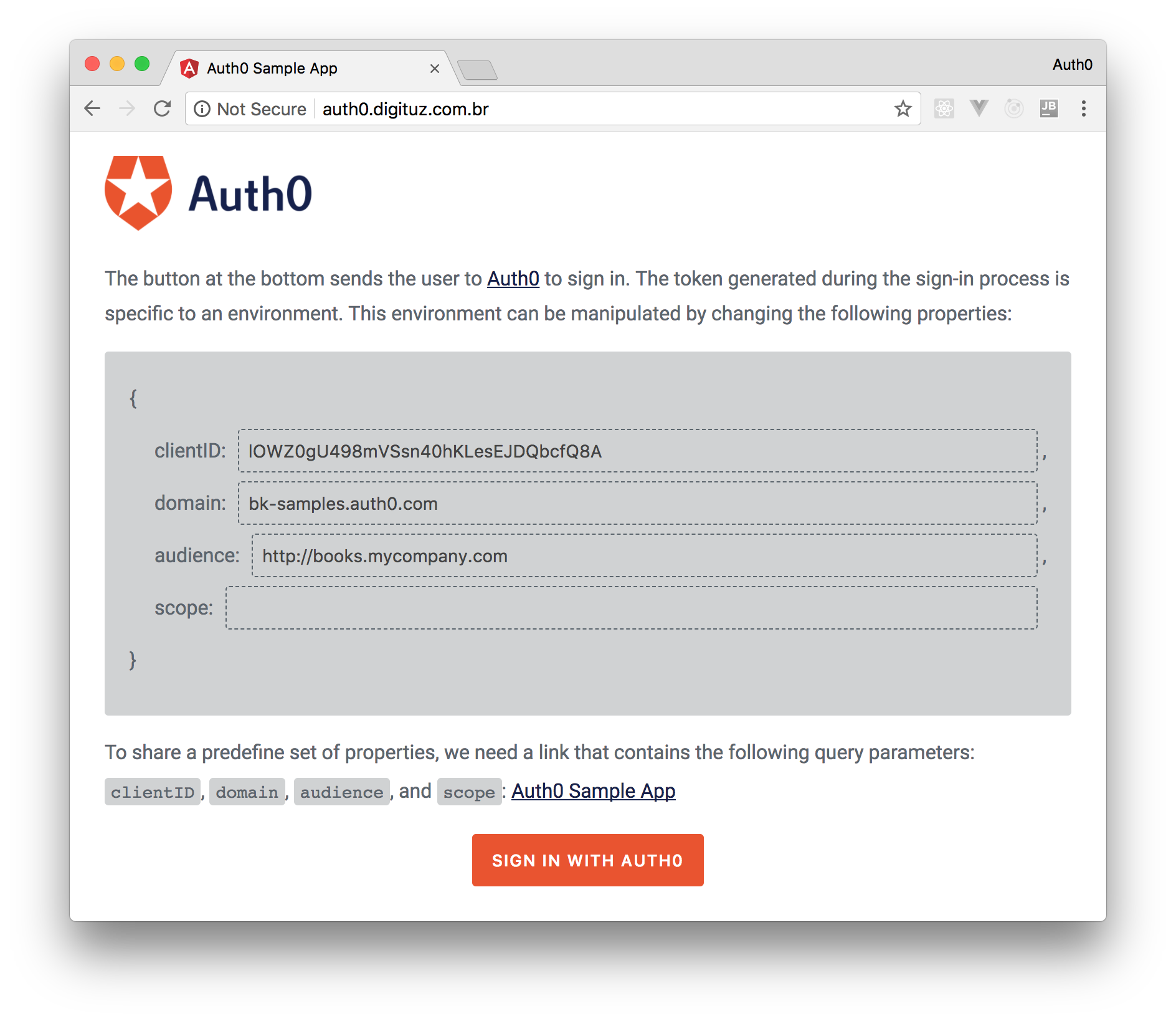 Testing integration with Auth0