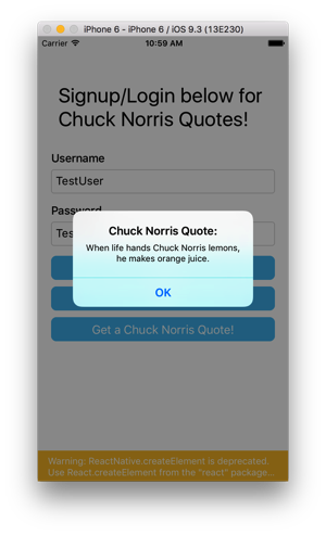 Chuck Norris Quote!