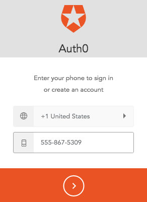 Auth0 SMS lock