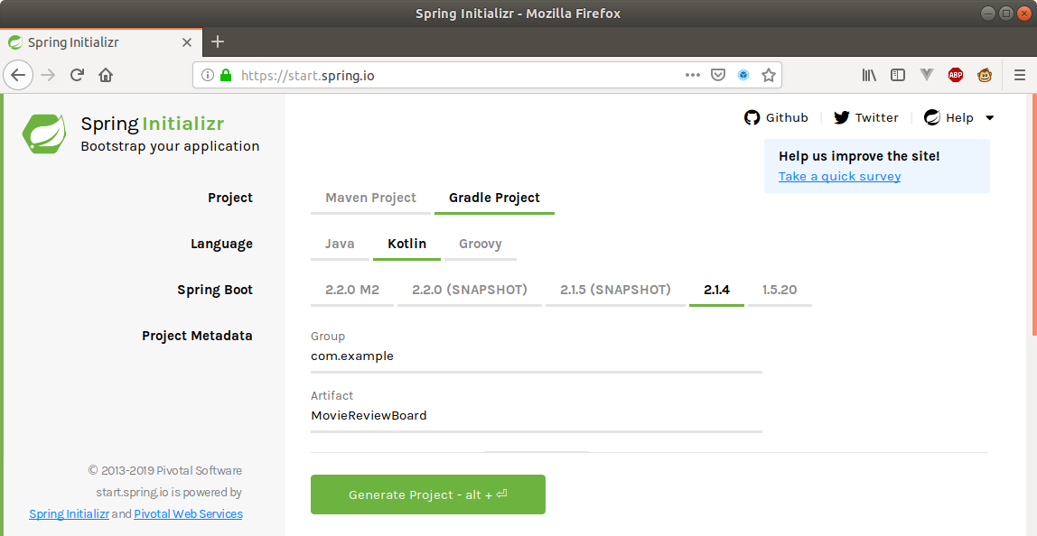 spring boot with vue js