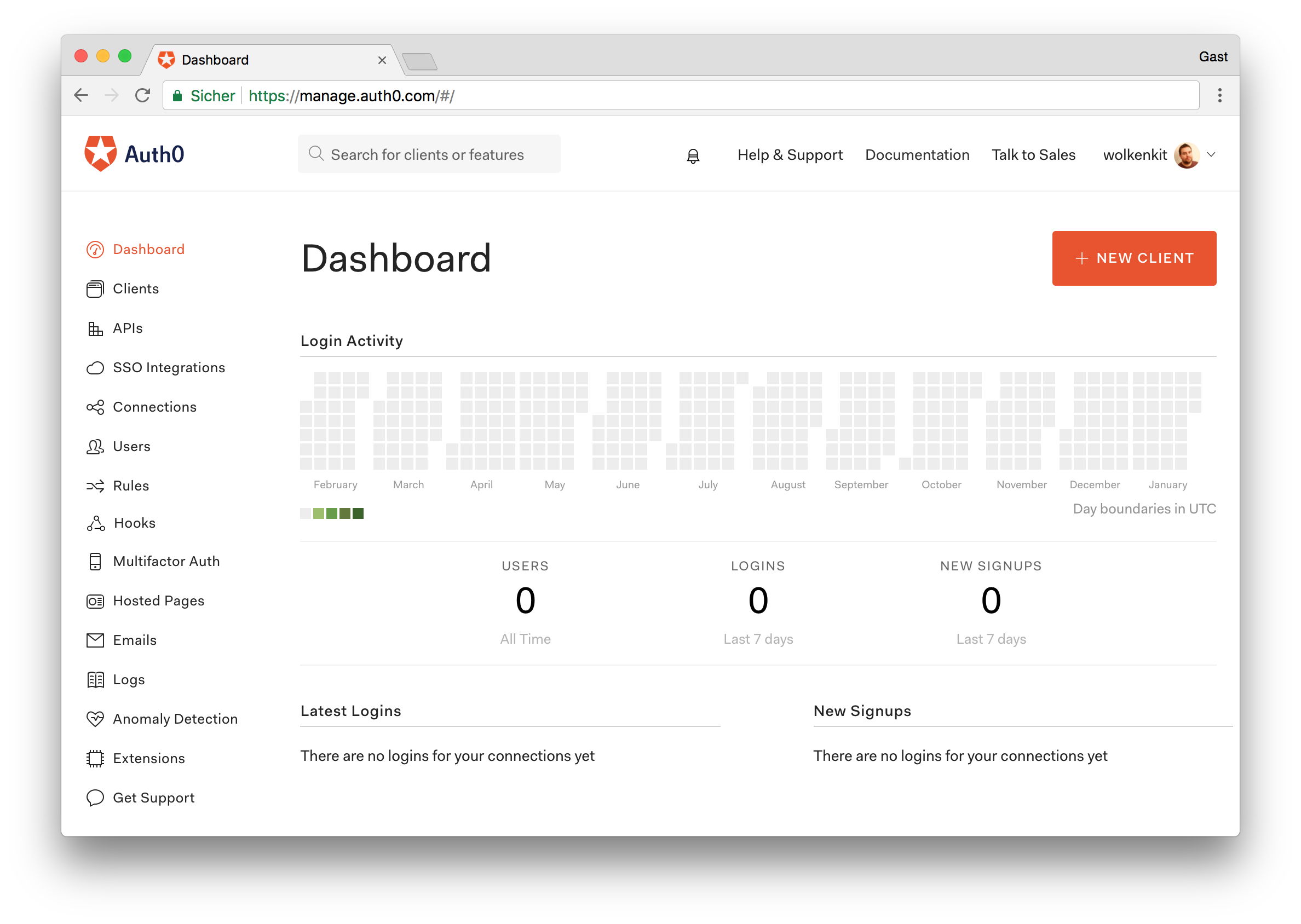 My Klein Dashboard - qox6luu