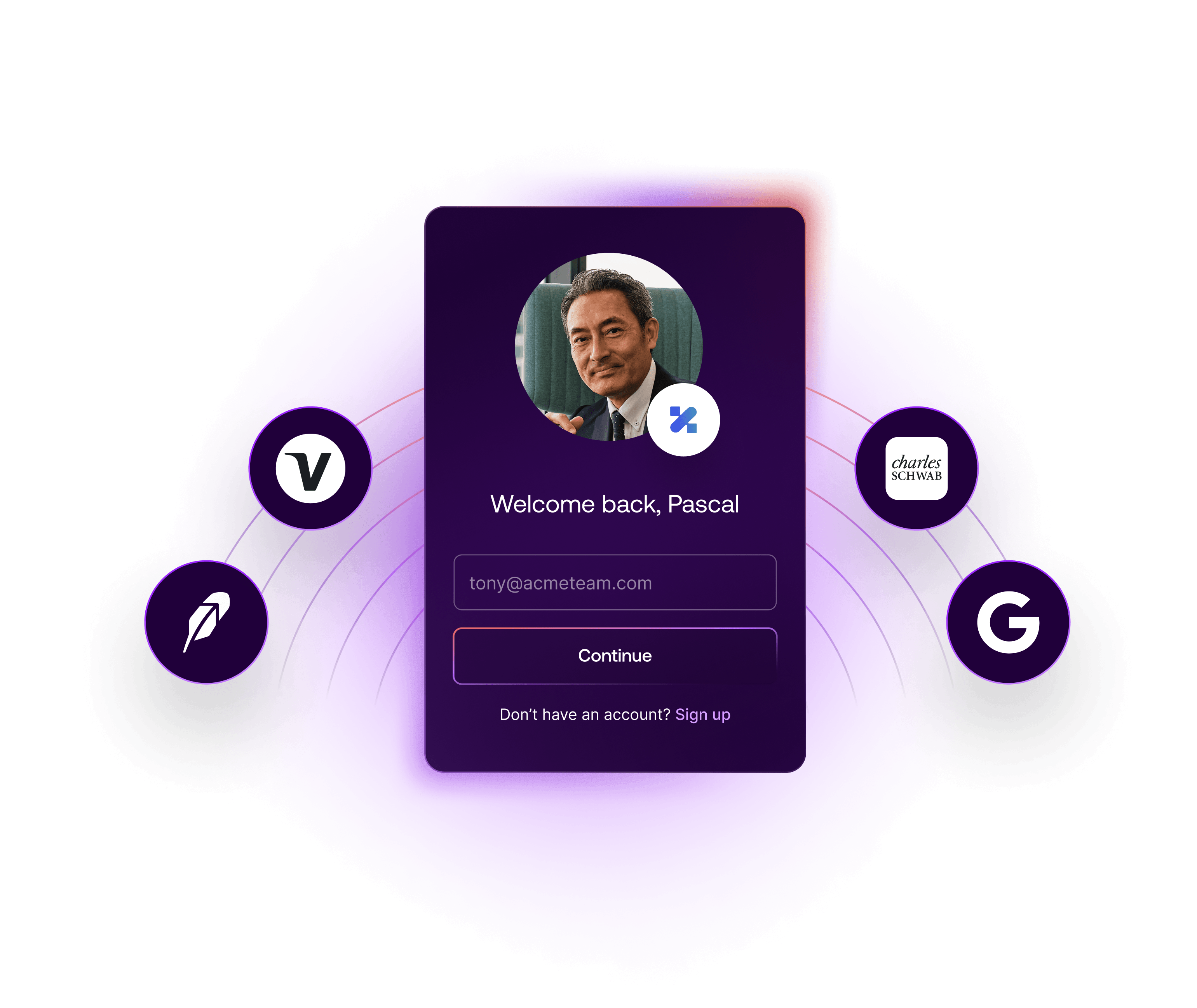 Padlock icon surrounded by text and icons for: money transfer, transaction approval, account updates, open banking, sensitive data access