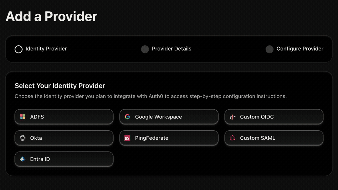 SSO Provider Configuration
