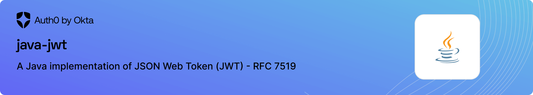 A Java implementation of JSON Web Token (JWT) - RFC 7519.