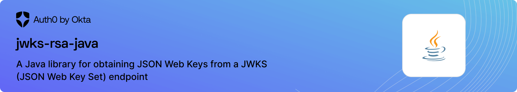 A Java library for obtaining JSON Web Keys from a JWKS (JSON Web Key Set) endpoint.
