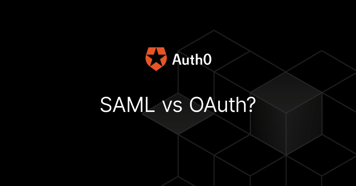 Saml Vs Oauth Comparison And Differences Okta - vrogue.co